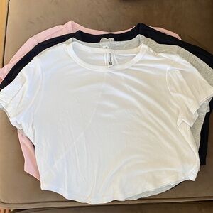 All in Motion Crop Workout T-shirts - NWOT